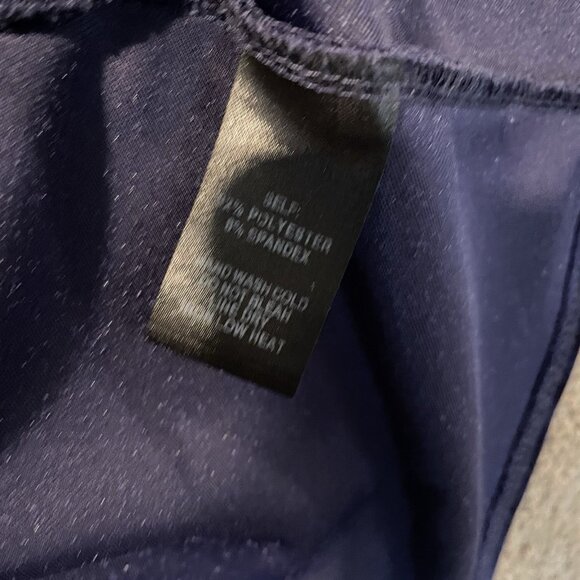 Lulus Dress Womens Small Velvet Velour Navy Blue Lace Babydoll Knee Romantic - Picture 4 of 8